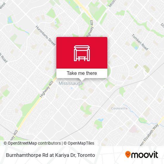 Burnhamthorpe Rd at Kariya Dr plan