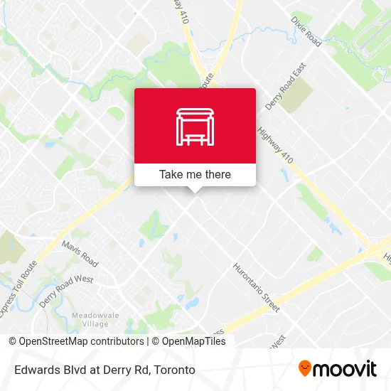 Edwards Blvd at Derry Rd map