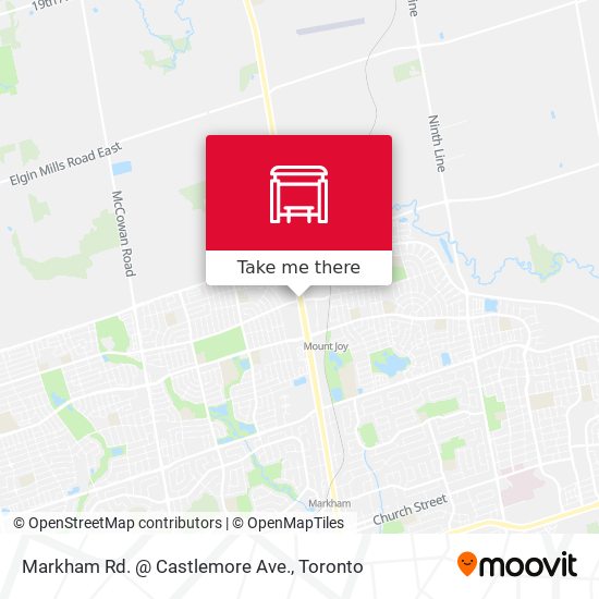 Markham Rd. @ Castlemore Ave. map