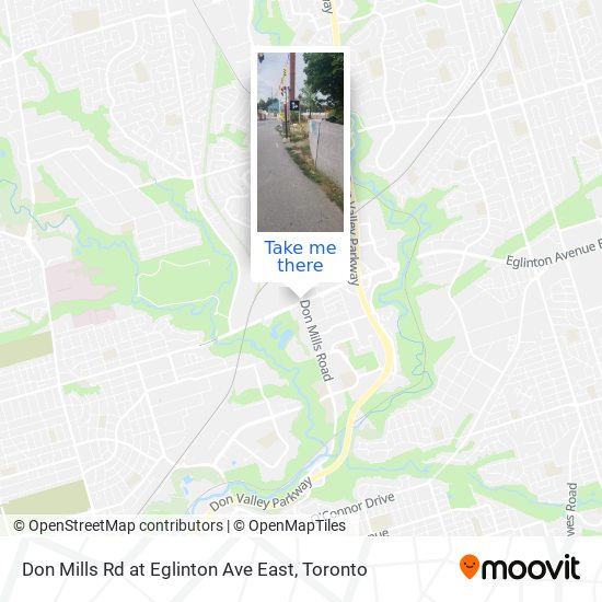 Don Mills Rd at Eglinton Ave East map