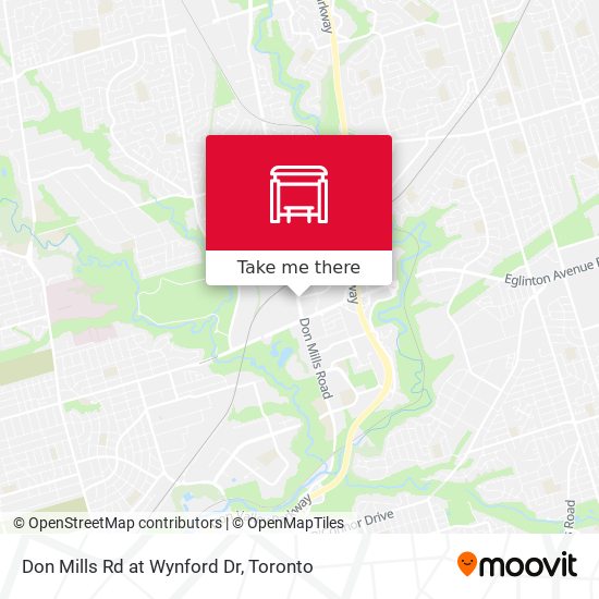 Don Mills Rd at Wynford Dr map