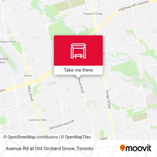 Avenue Rd at Old Orchard Grove plan