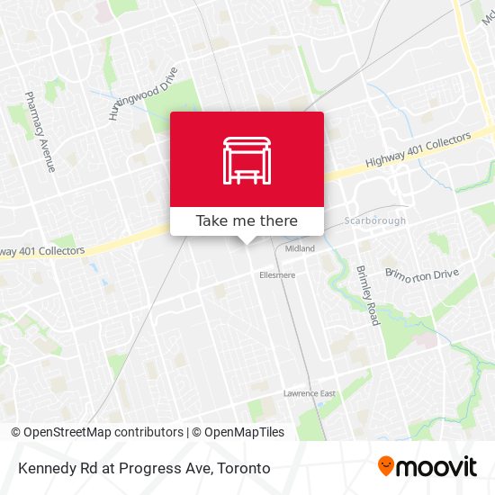 Kennedy Rd at Progress Ave map