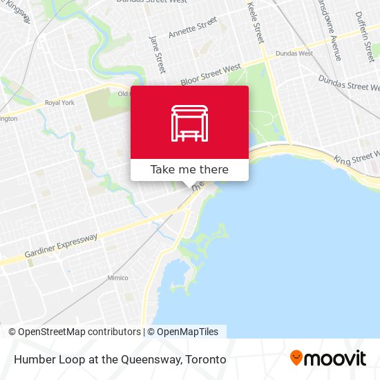 Humber Loop at the Queensway map