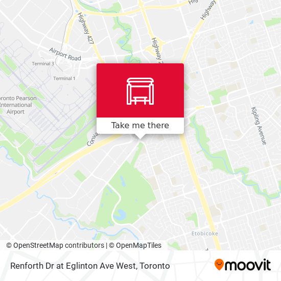 Renforth Dr at Eglinton Ave West map