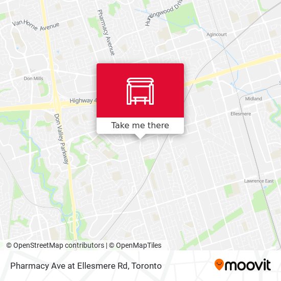 Pharmacy Ave at Ellesmere Rd map