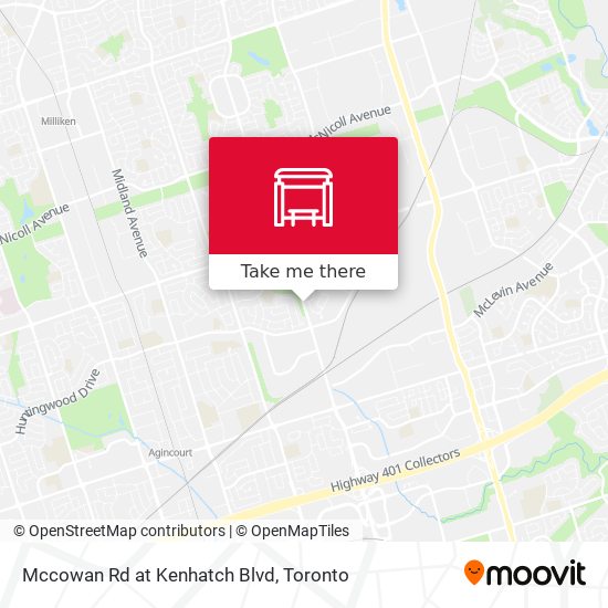 Mccowan Rd at Kenhatch Blvd map