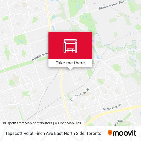 Tapscott Rd at Finch Ave East North Side map