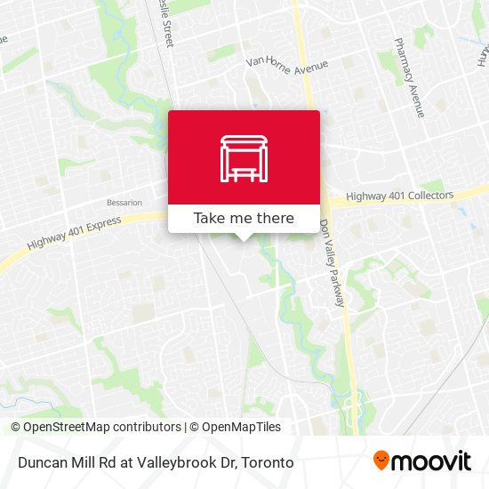 Duncan Mill Rd at Valleybrook Dr map