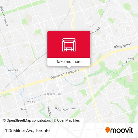 125 Milner Ave map