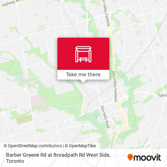 Barber Greene Rd at Broadpath Rd West Side plan