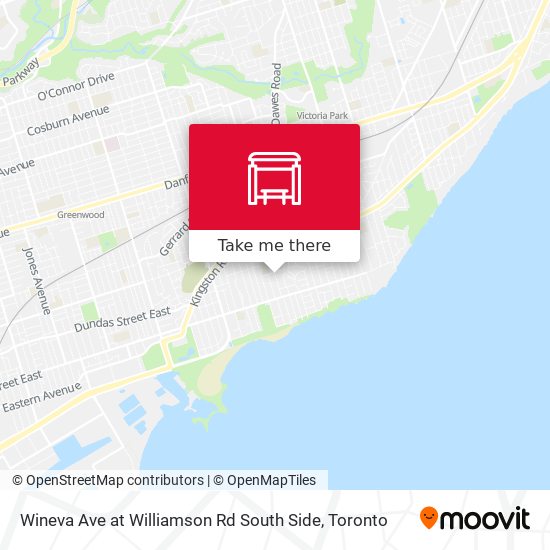 Wineva Ave at Williamson Rd South Side map