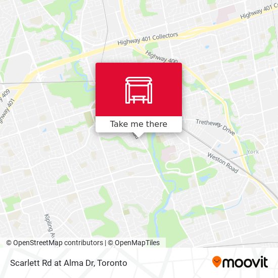 Scarlett Rd at Alma Dr map