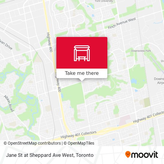 Jane St at Sheppard Ave West plan