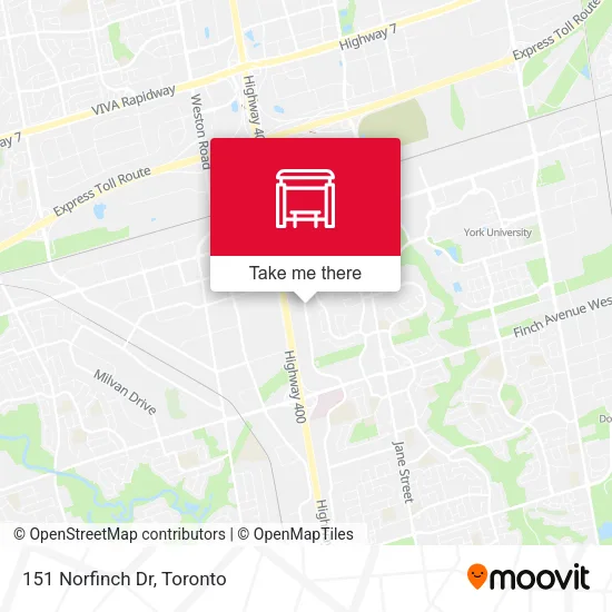 151 Norfinch Dr map