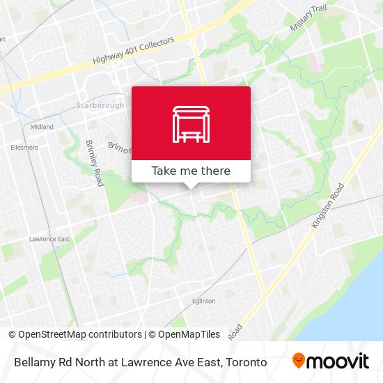 Bellamy Rd North at Lawrence Ave East map
