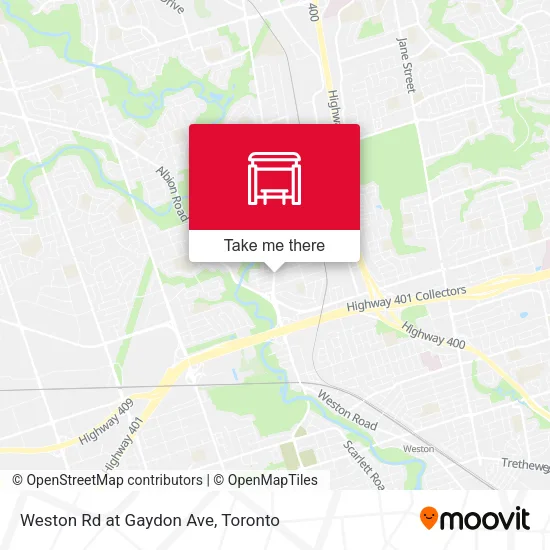 Weston Rd at Gaydon Ave plan