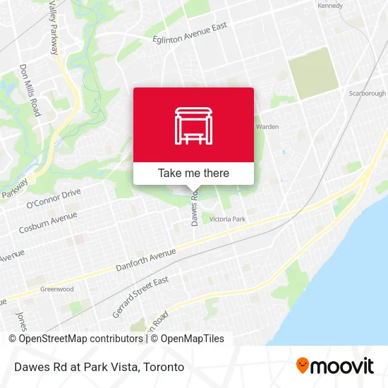 Dawes Rd at Park Vista map