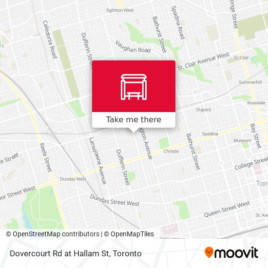 Dovercourt Rd at Hallam St map