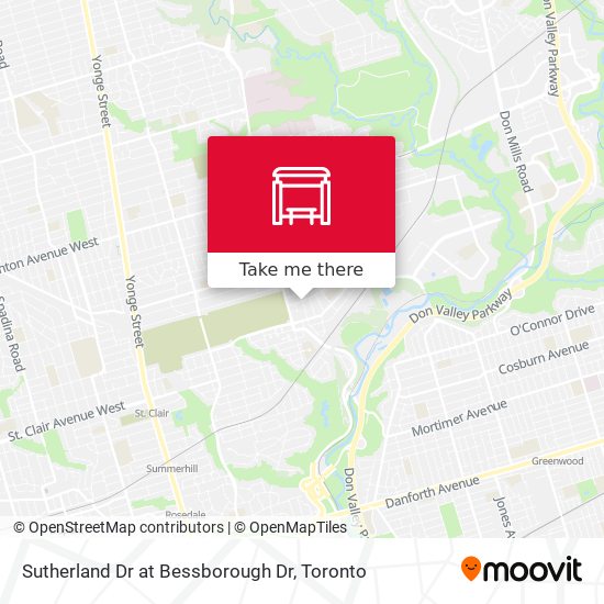 Sutherland Dr at Bessborough Dr plan