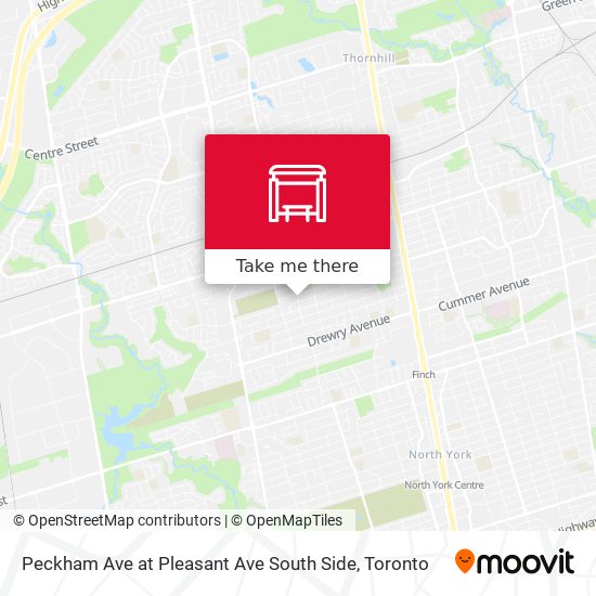 Peckham Ave at Pleasant Ave South Side map