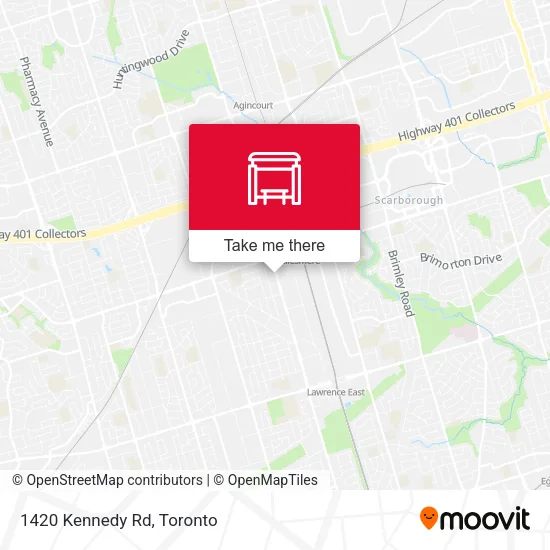 1420 Kennedy Rd map