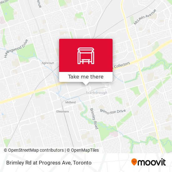 Brimley Rd at Progress Ave plan