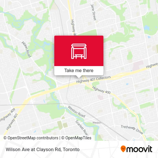 Wilson Ave at Clayson Rd plan