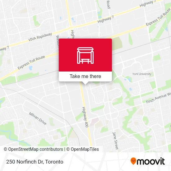 250 Norfinch Dr map
