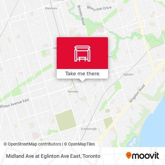 Midland Ave at Eglinton Ave East plan