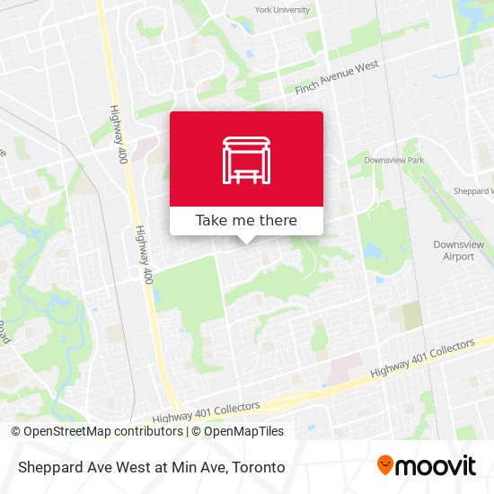 Sheppard Ave West at Min Ave plan