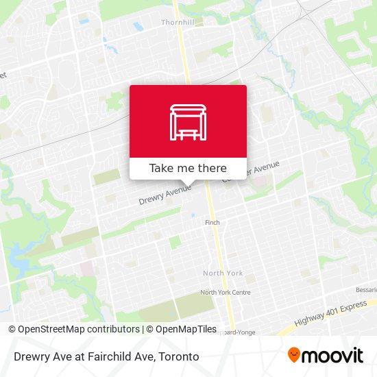 Drewry Ave at Fairchild Ave map