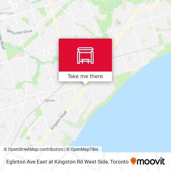 Eglinton Ave East at Kingston Rd West Side plan