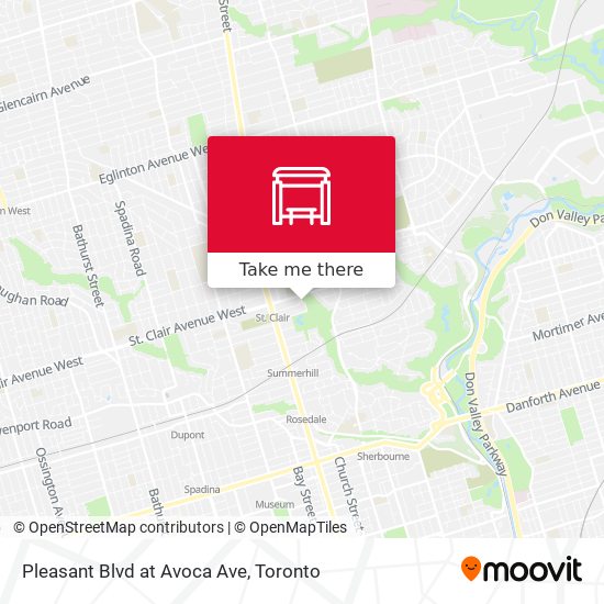 Pleasant Blvd at Avoca Ave map