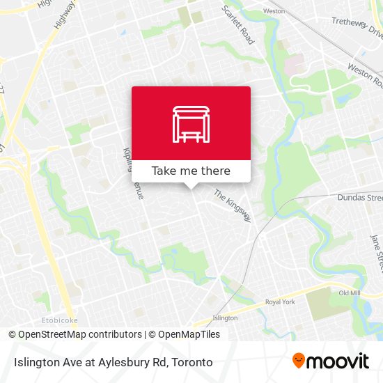 Islington Ave at Aylesbury Rd plan