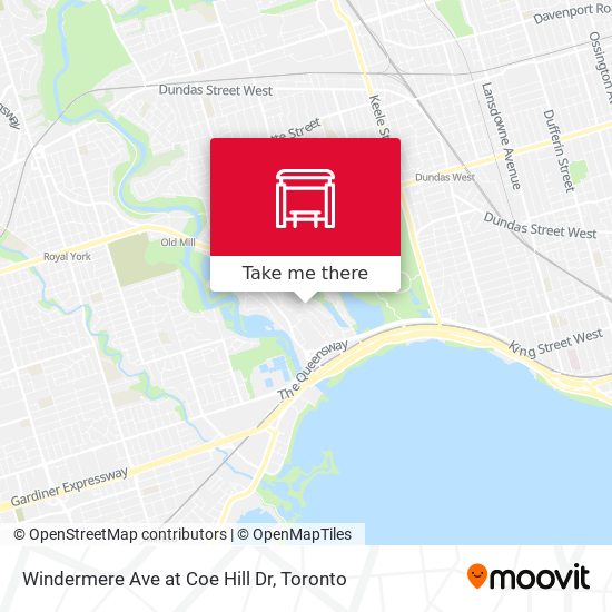 Windermere Ave at Coe Hill Dr map