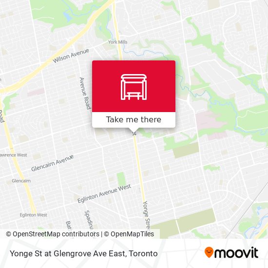 Yonge St at Glengrove Ave East plan