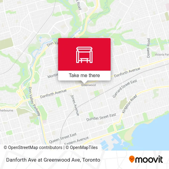 Danforth Ave at Greenwood Ave plan