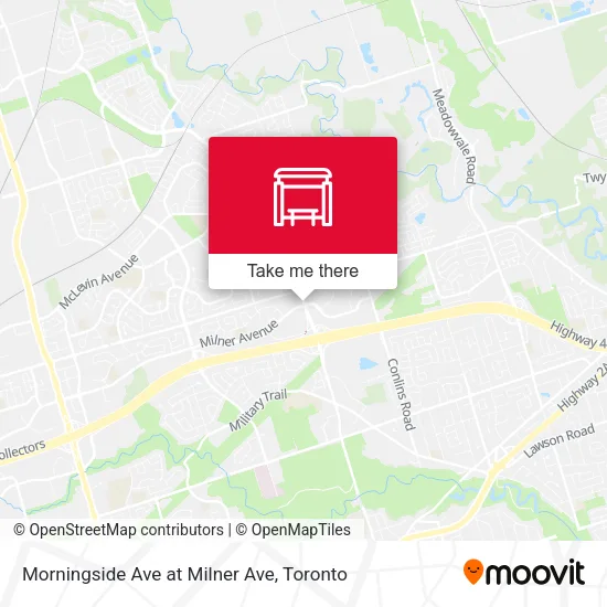 Morningside Ave at Milner Ave plan