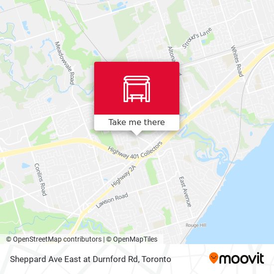 Sheppard Ave East at Durnford Rd map