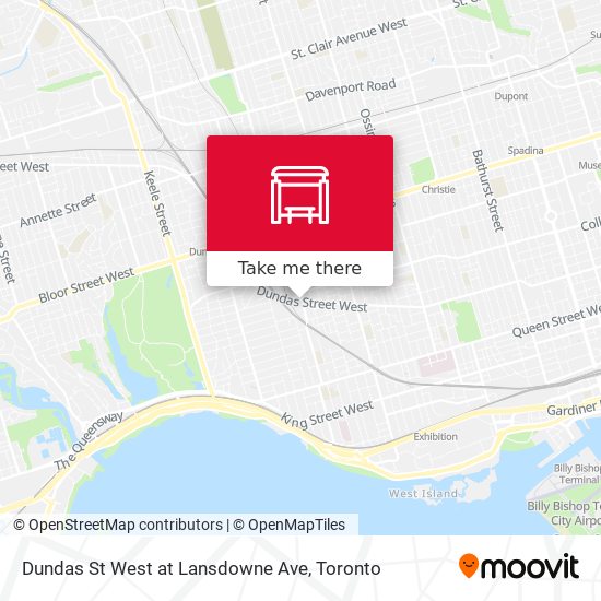 Dundas St West at Lansdowne Ave plan