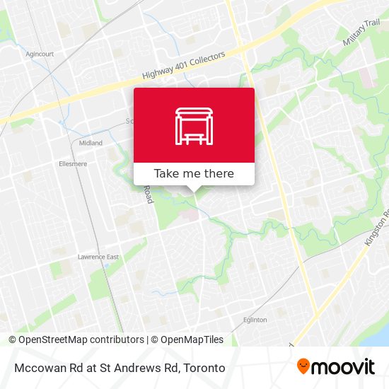 Mccowan Rd at St Andrews Rd plan