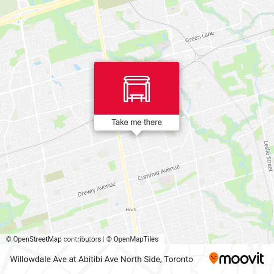 Willowdale Ave at Abitibi Ave North Side map