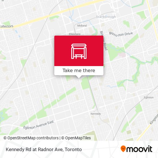 Kennedy Rd at Radnor Ave map