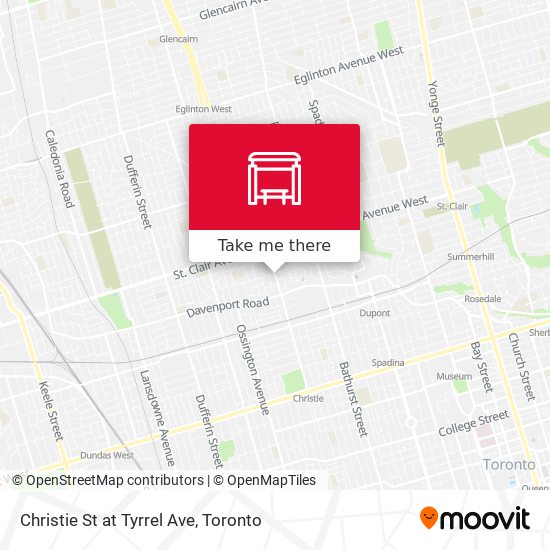 Christie St at Tyrrel Ave map
