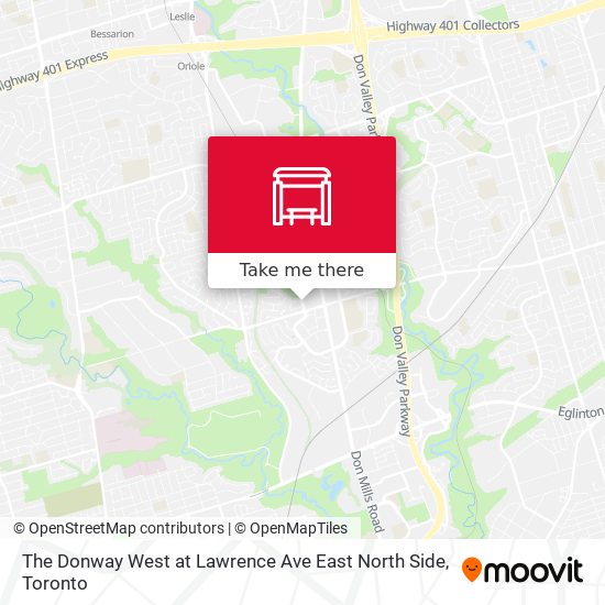 The Donway West at Lawrence Ave East North Side plan