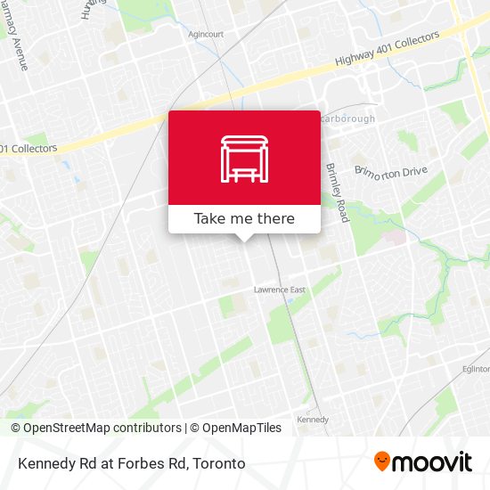 Kennedy Rd at Forbes Rd map