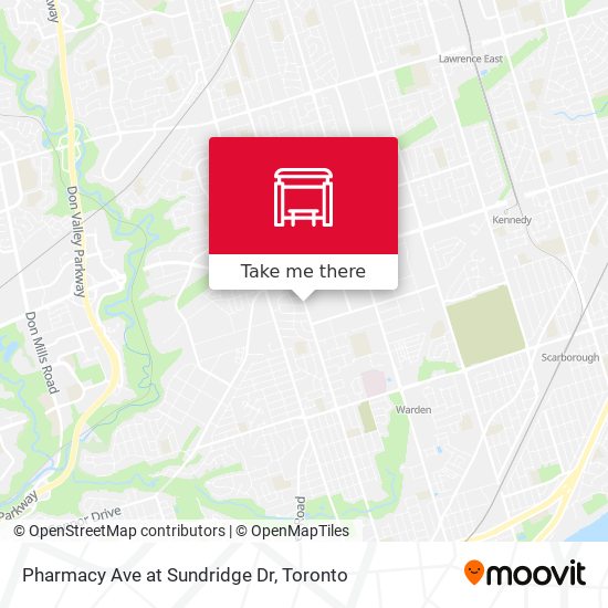 Pharmacy Ave at Sundridge Dr map