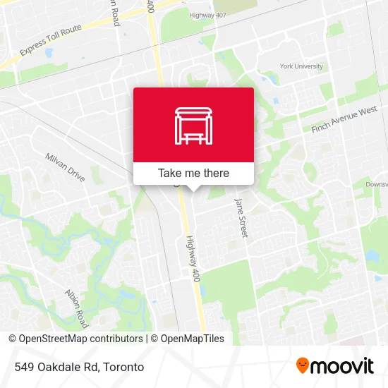 549 Oakdale Rd map