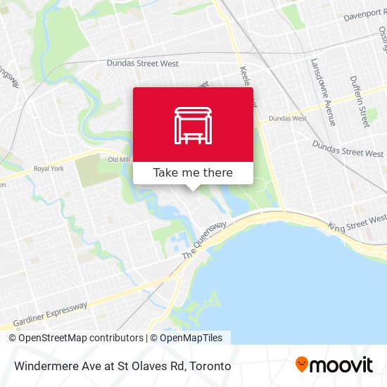 Windermere Ave at St Olaves Rd map